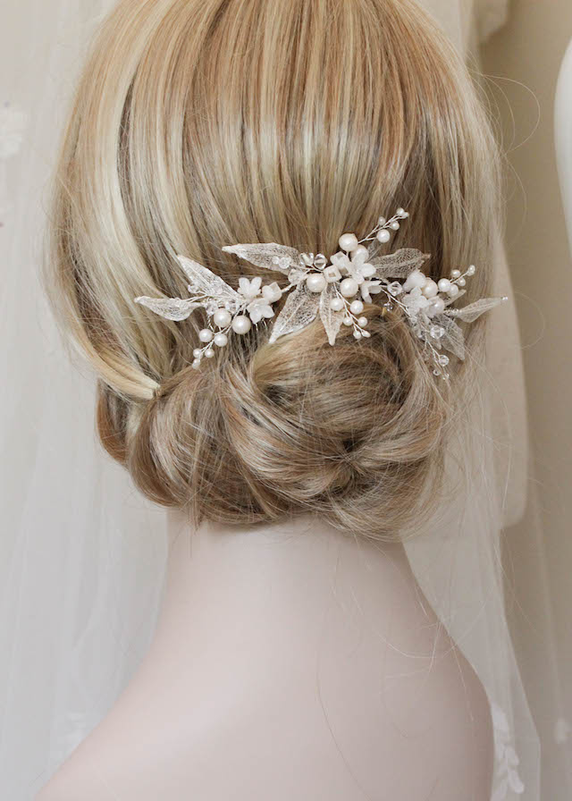 Bespoke For Claire Wild Willows Wedding Headpiece With Pearls 7.jpg