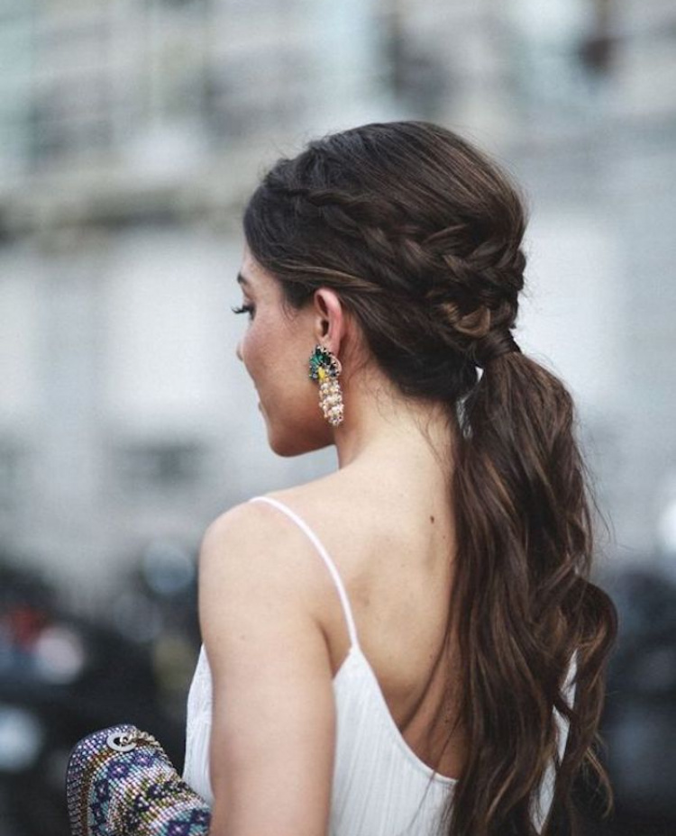 Beautiful Braided Wedding Hairstyles Bridal Ponytail 7