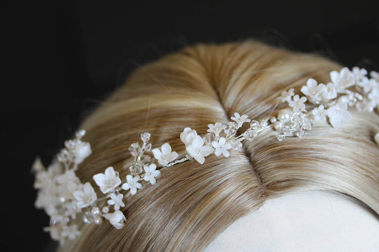 Bespoke For Leona Delicate Hair Vine With Small Flowers 9