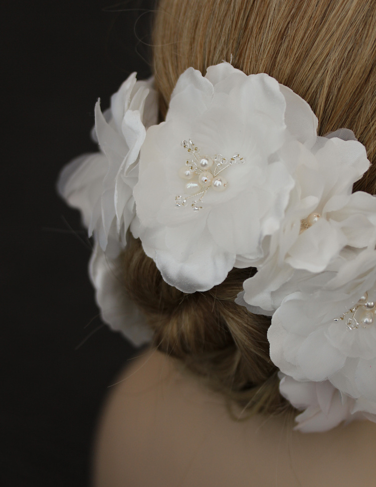Bespoke For Yasmin Franca Floral Bridal Headpiece 4