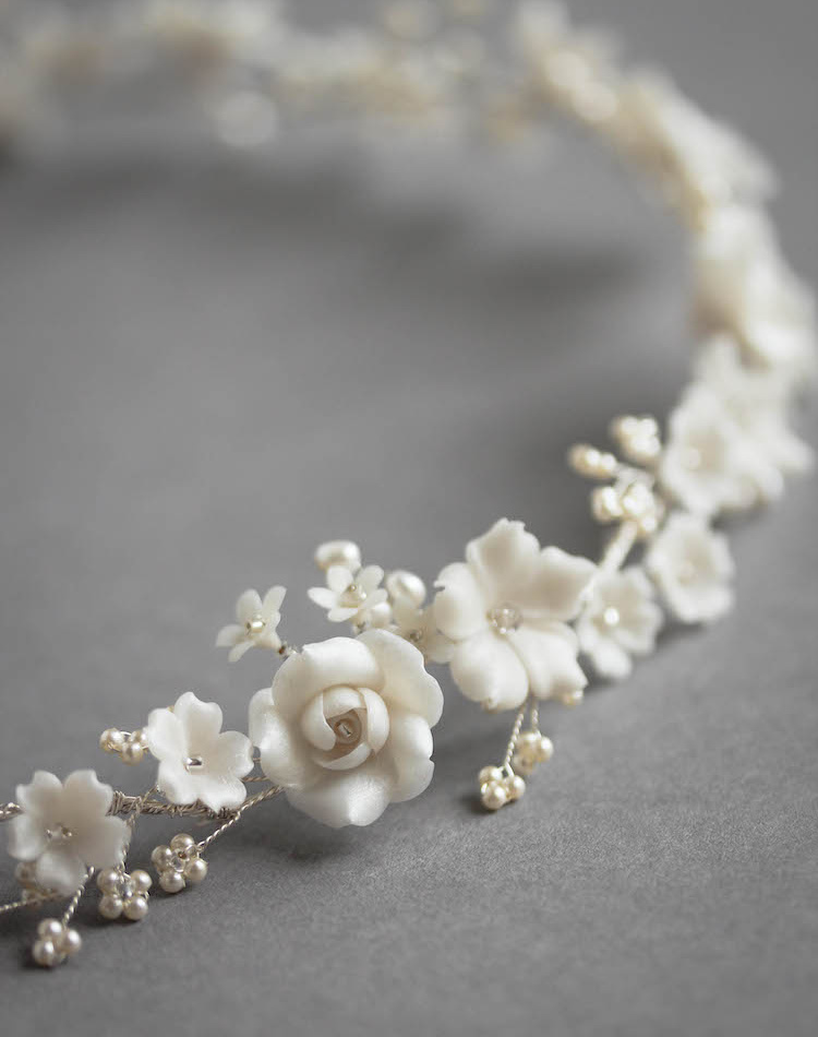 Blossoming Halo Wedding Flower Crown For Lorraine 3