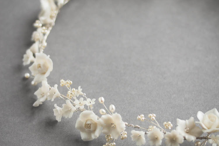 Blossoming Halo Wedding Flower Crown For Lorraine 6