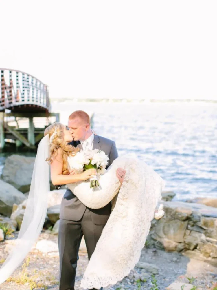 Bride Abigail Wearing Custom Sonnet Headpiece 9 682x1024