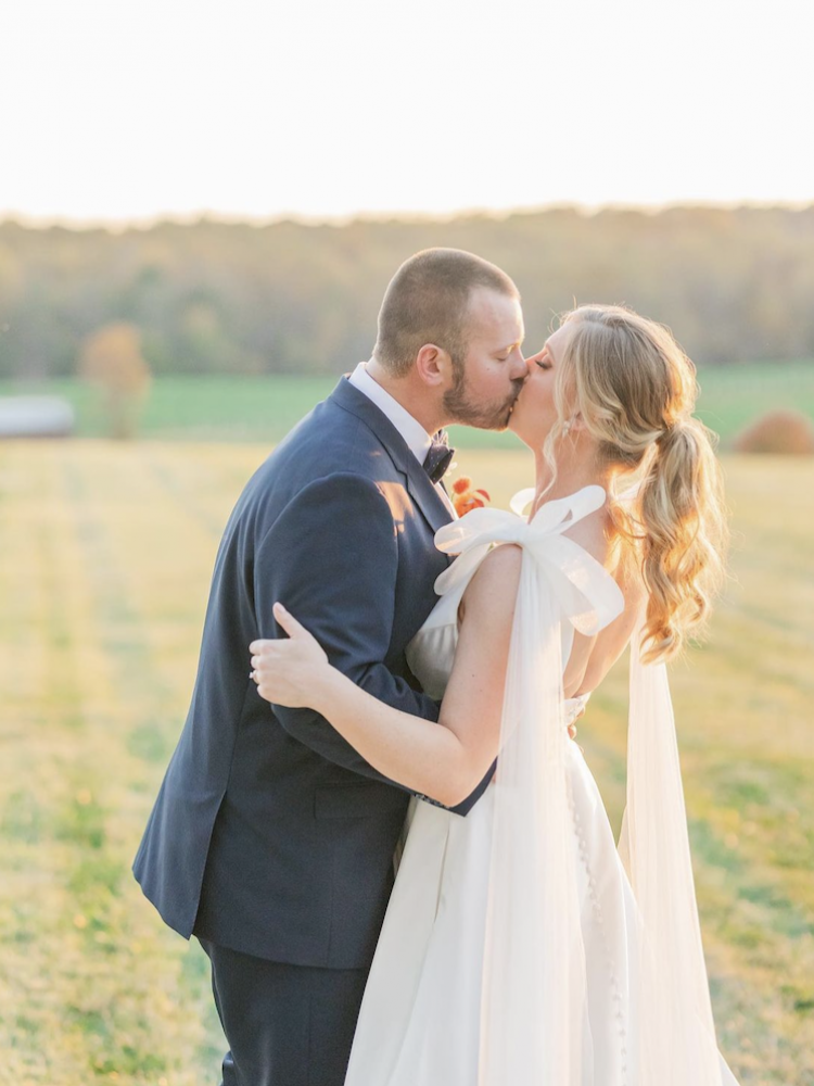 Bride Cameron Wears Laurence Bridal Wings 5