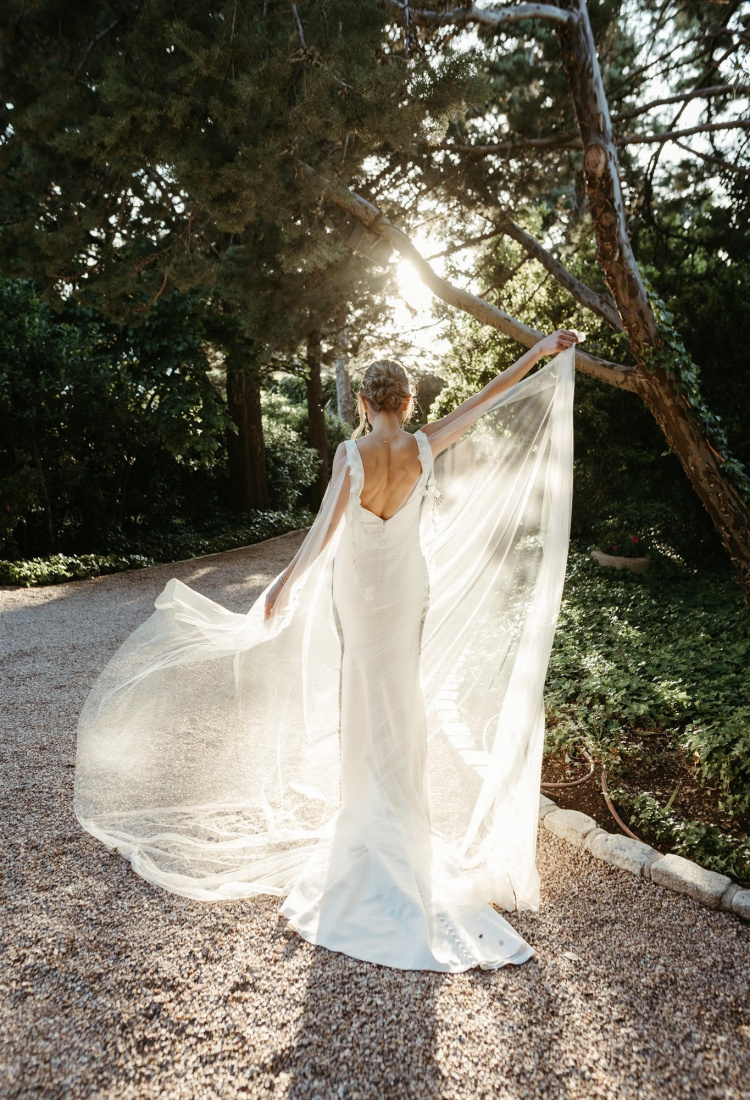 Bride Eliana Wears Odessa Cape 3