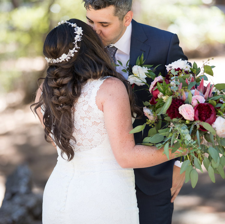 Bride Lauren Wearing Gabriel Crown 3