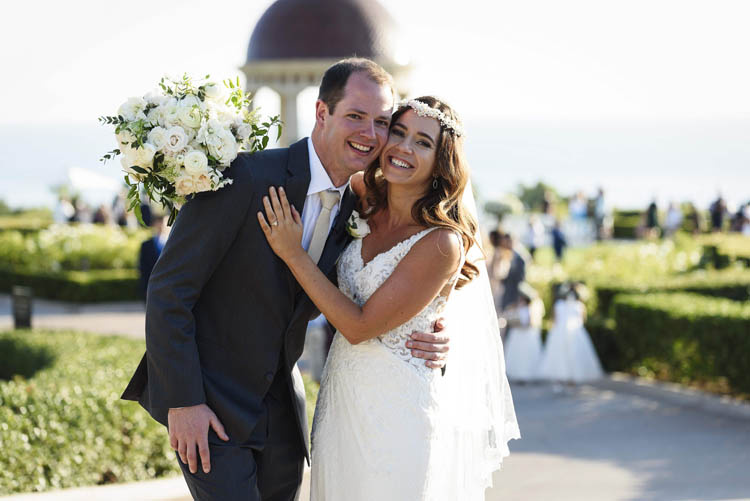 Bride Viviane Wearing Bespoke Headpiece (9)