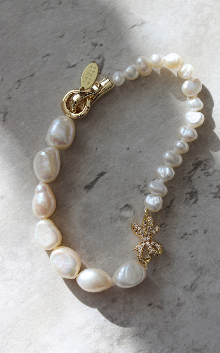 Evander Pearl Bridal Bracelet 6