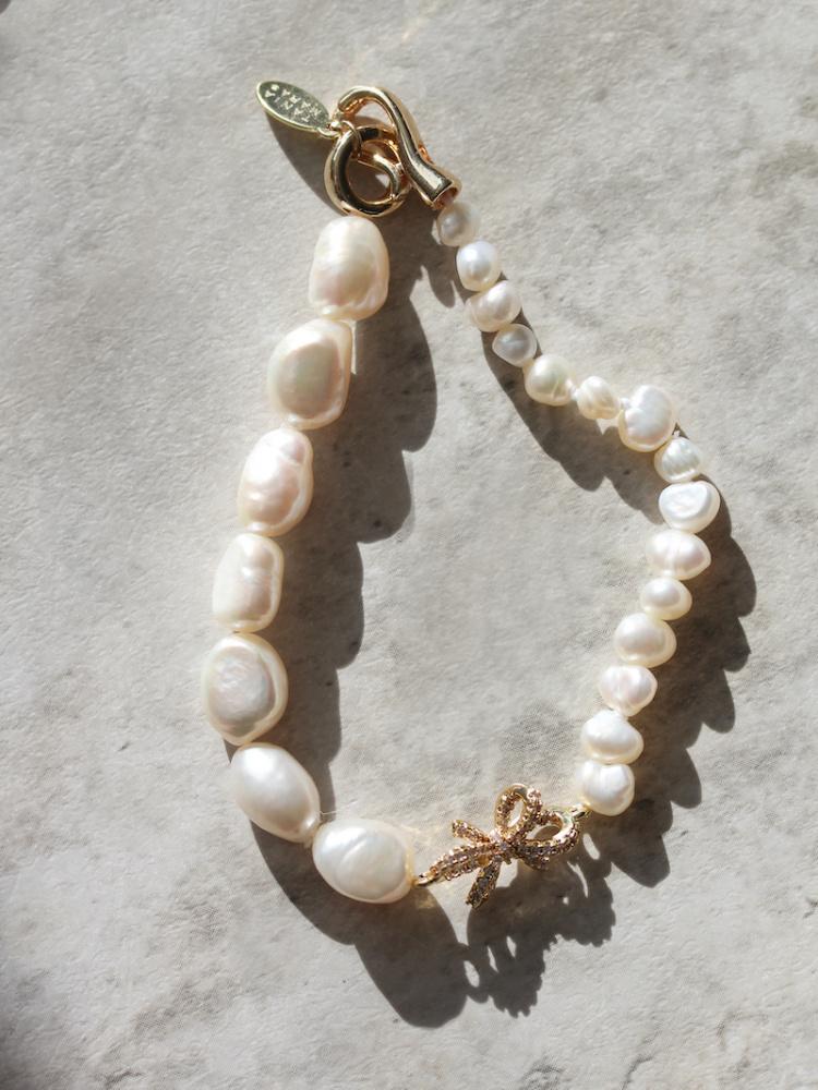 Evander Pearl Bridal Bracelet 7