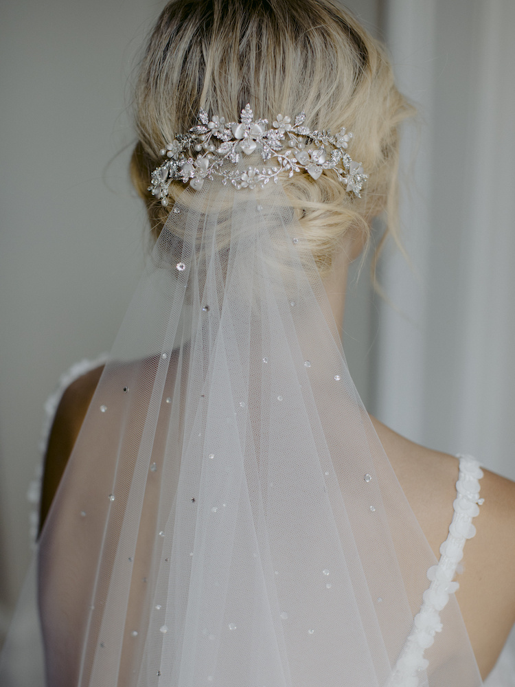 Evening Crystal Wedding Headpiece 1