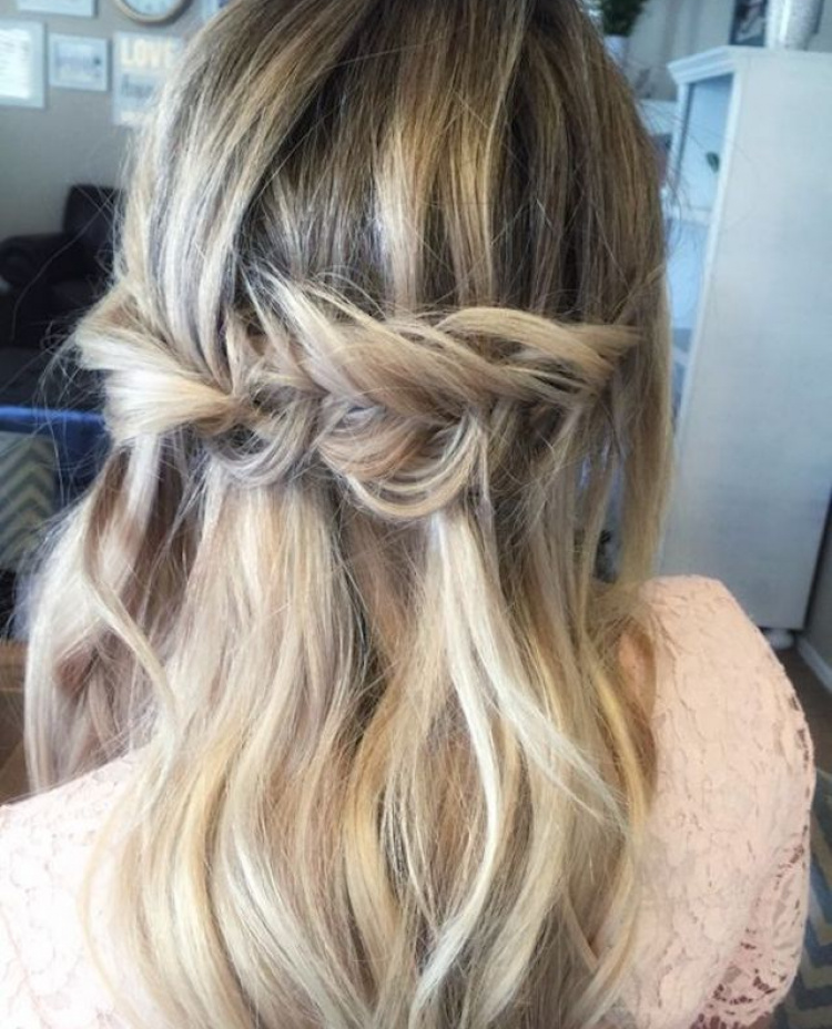 Fishtail Half Up Hairstyle 2018 Wedding Hair Trends