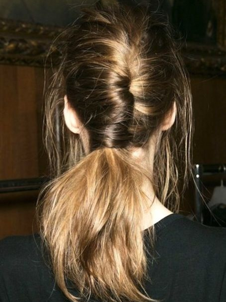 French Twist Half Updo