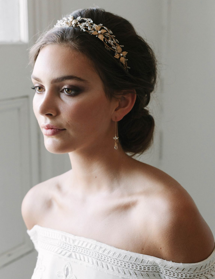 Gold Bridal Earrings For The Style Obsessed Bride 6