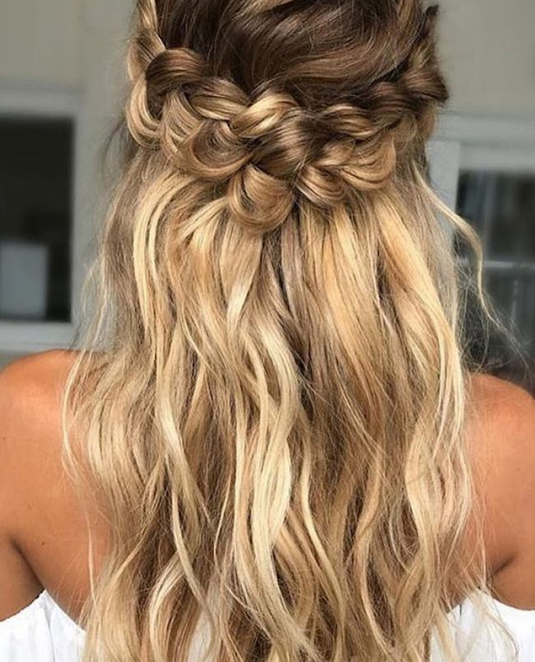 Half Up Wedding Hairstyles For Long Hair 5