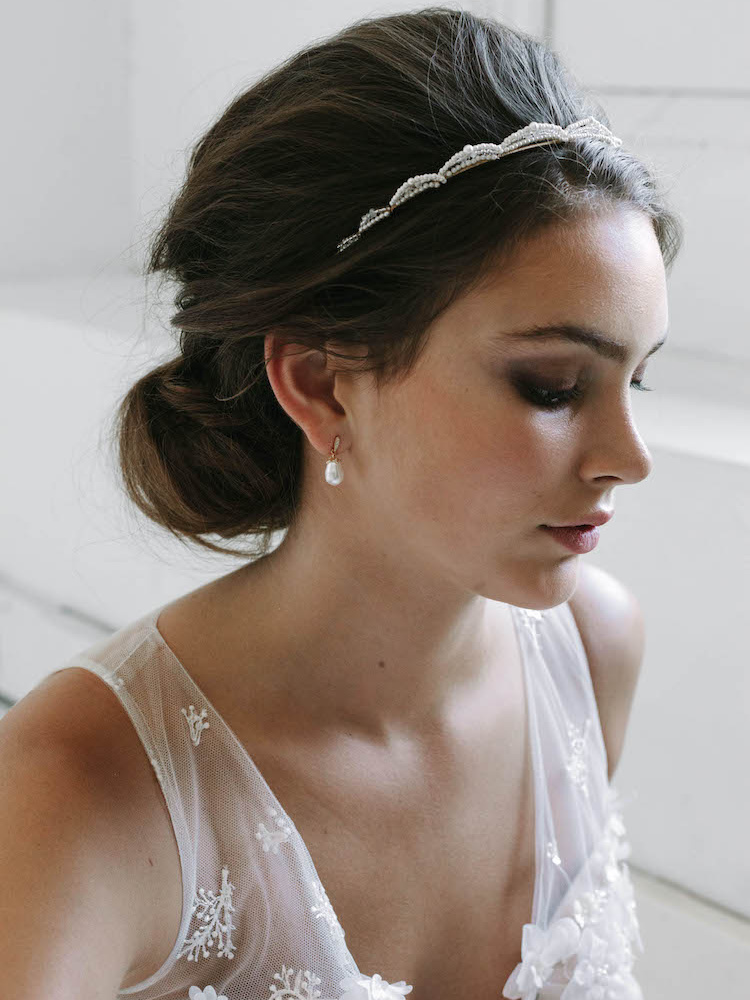 Moss Pearl Bridal Tiara 1