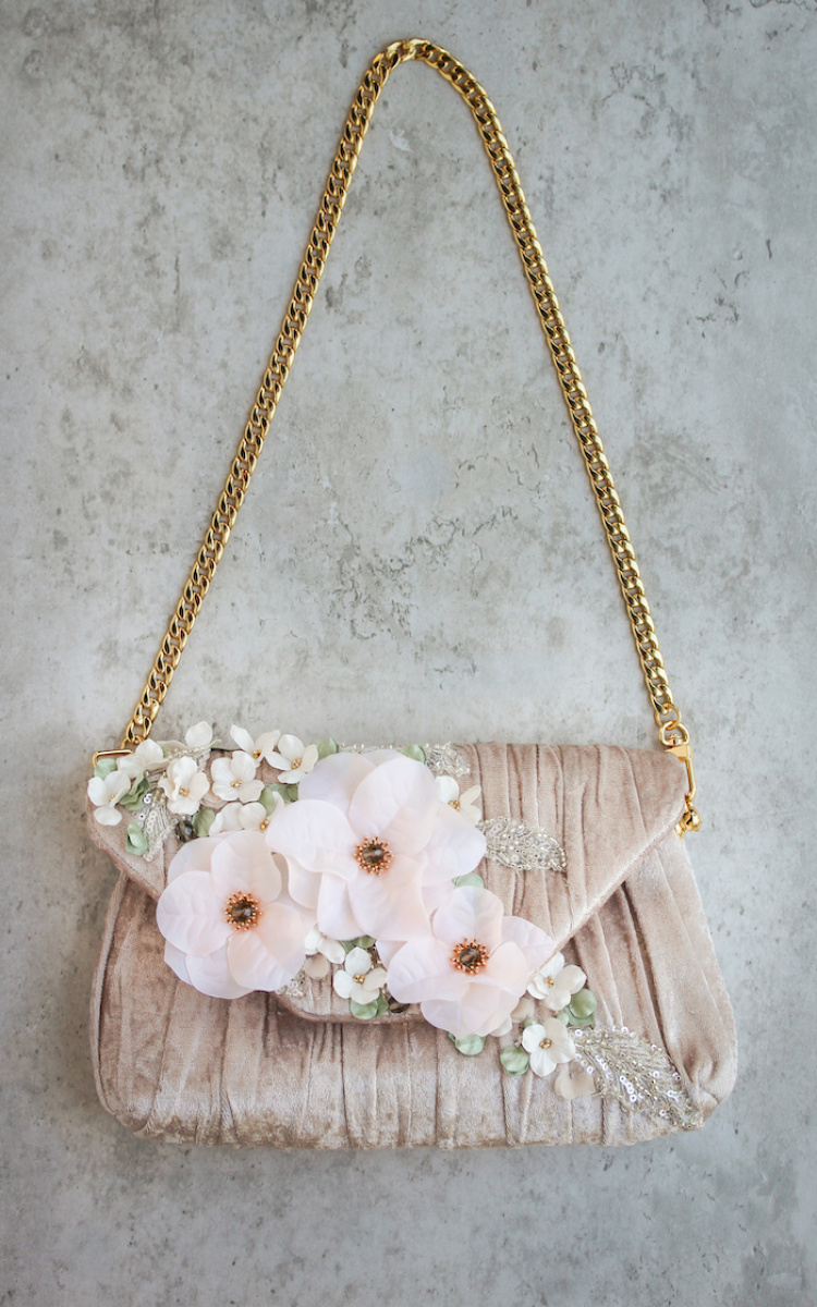 Nectar Bridal Flower Clutch 6