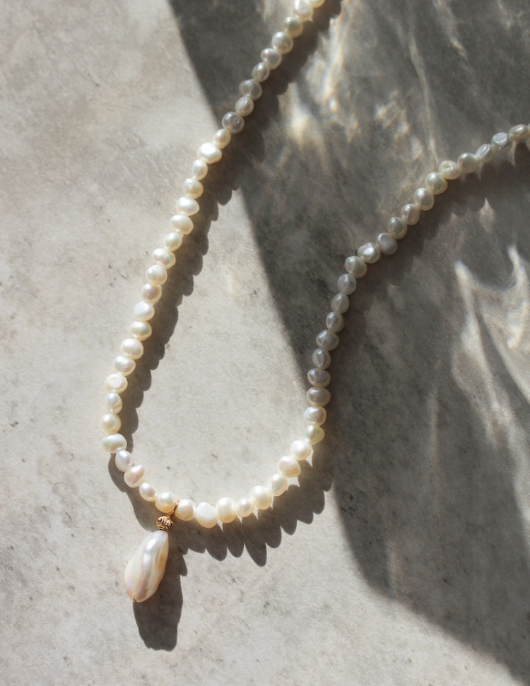 Oceania Pearl Bridal Necklace 1