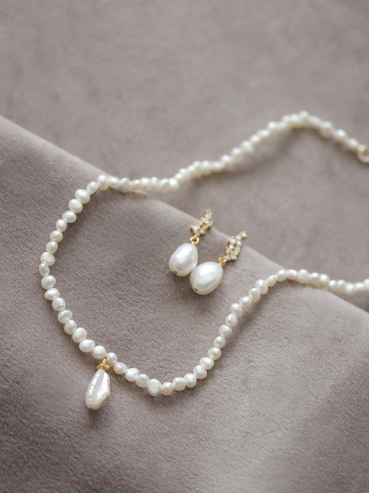 Oceania Pearl Bridal Necklace 8