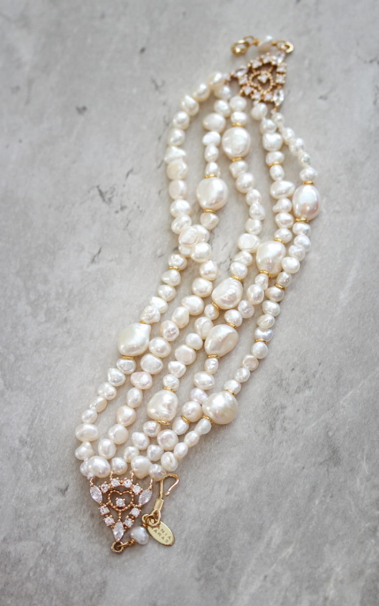 Sasha Pearl Bridal Bracelet 10