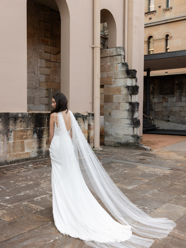 SWAY bridal cape