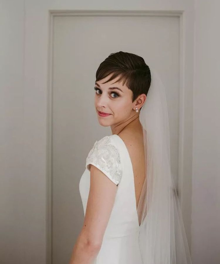 Short Bridal Hairstyles Pixie Cut