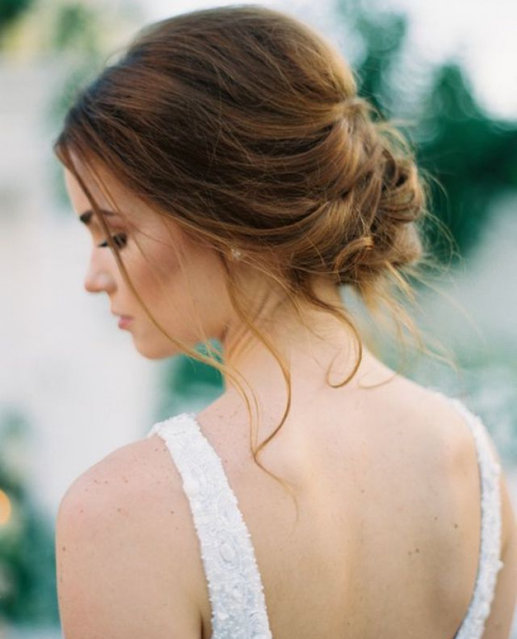 Soft Romantic Wedding Updos 2018 Wedding Hair Trends