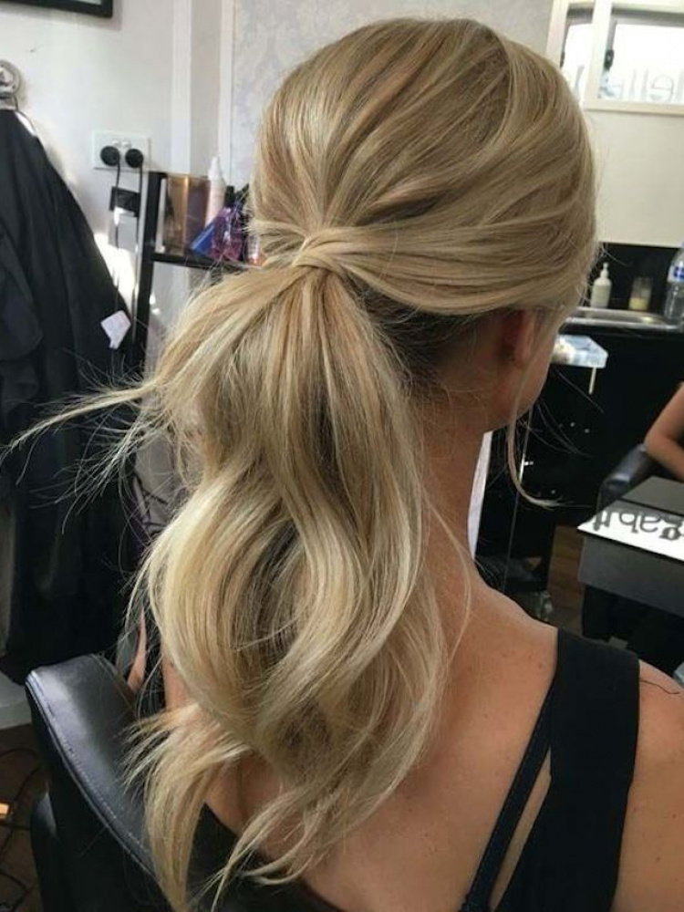 High ponytail hairstyle for wedding hotsell