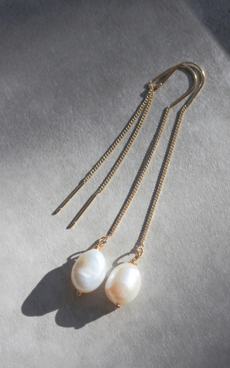 Teardrop Pearl Earrings 10