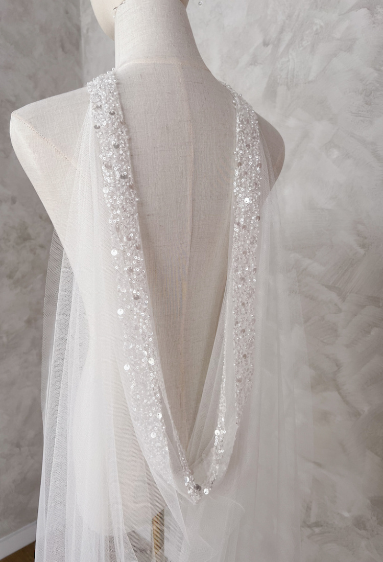 The Kiss Wedding Cape With Cowl Back 9.jpg