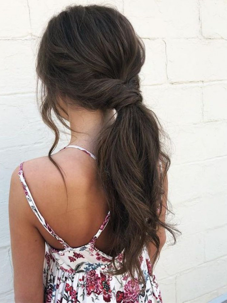 Wedding Hair Trends For 2019 Romantic Pony Tails 3