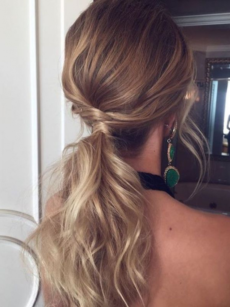 Wedding Hair Trends For 2019 Romantic Pony Tails 6