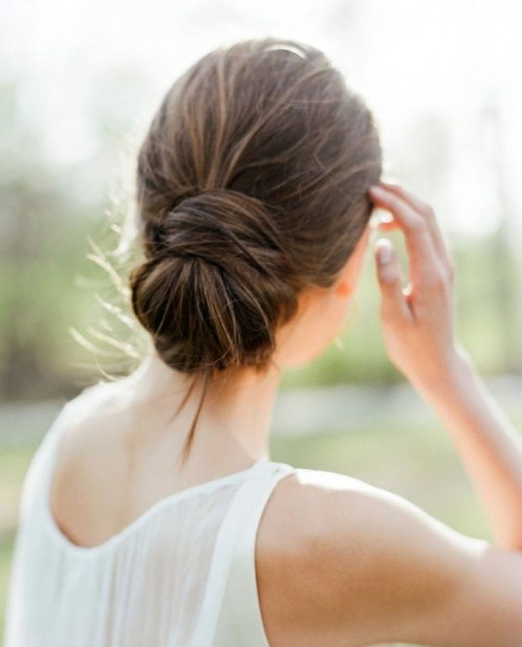 Wispy Low Set Updo 2018 Wedding Hair Inspiration